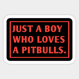 Pitbull Lover Sticker